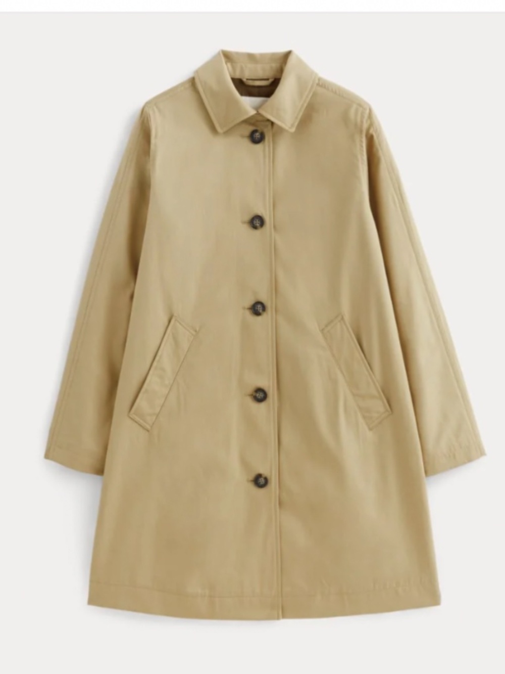 Everlane Mac Coat, S, cornstalk - Picture 7 of 7